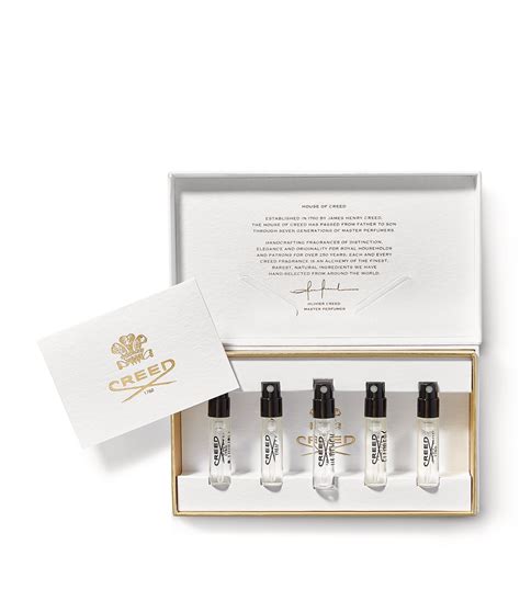 creed perfumes sample sets.